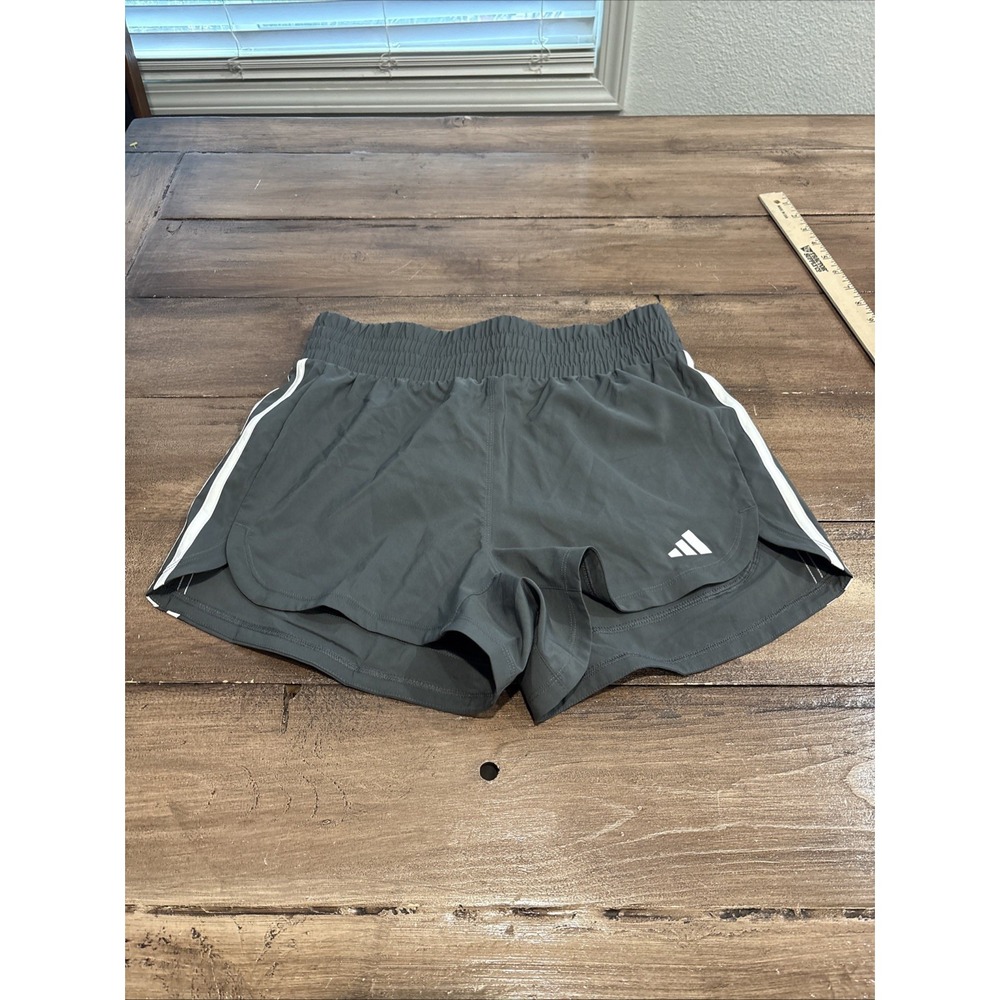 NWT Adidas Women's Training Pacer Shorts Size Small Dark Gray